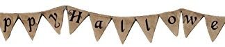 Fun World Happy Halloween Banner Halloween Decoration Cream 1/2 in. W x 12 ft. L