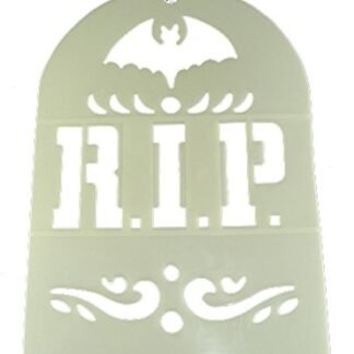 Club Pack Of 72 Glow In the Dark Tombstone Halloween Wall Decorations