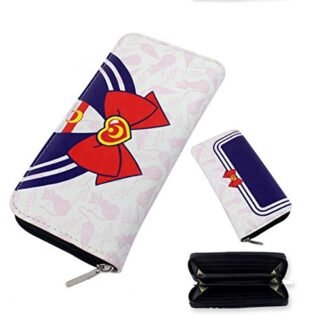 Touirch Anime Long Sailor Moon PU Leather Tsukino Usagi Wallet Purse (B)