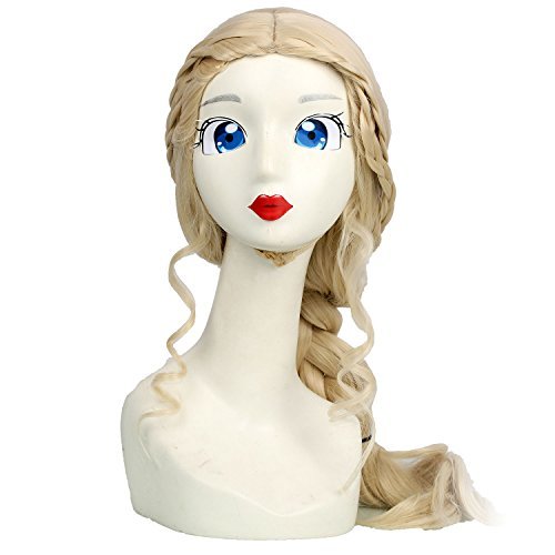 Thrones Wig Yellow High Temperature Female Silk Cosplay