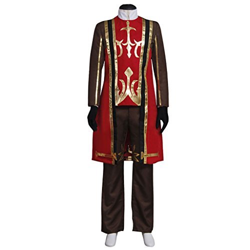 CosplayDiy Men's Suit for Final Fantasy XI 11 Red Mage Cosplay XXXL - Image 4