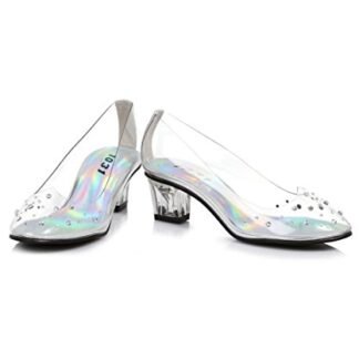 Glass Slipper Disney Princess Cinderella Girls Costume Heels Shoes Small (11-12)