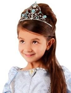 New Disney Cinderella Princess Gloves & Tiara Costume Accessory 3 Piece Set Gift