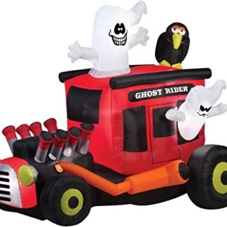 Airblown Animated Ghost Rider Hot Rod