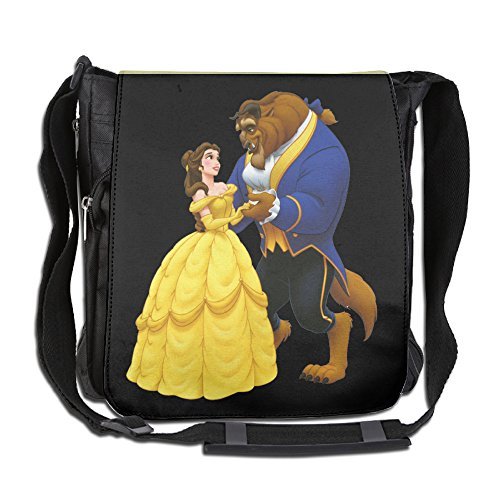 BakeOnion Beauty And The Beast Messenger Bag Traveling Briefcase Shoulder Bag For Adult Travel And Business Trip