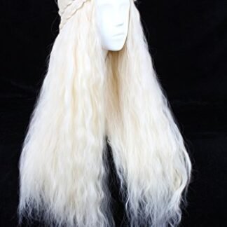 Angelaicos Fluffy Cosplay Wigs for Game of Thrones Daenerys Targaryen Long Blonde