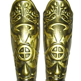 23820 Leg Armor Pair 2 Pieces Gold New Design