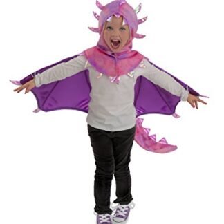 Princess Paradise Kids Hooded Sadie Dragon Costume, X-Small, Pink/Purple