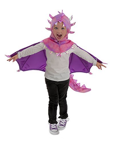Princess Paradise Kids Hooded Sadie Dragon Costume, X-Small, Pink/Purple