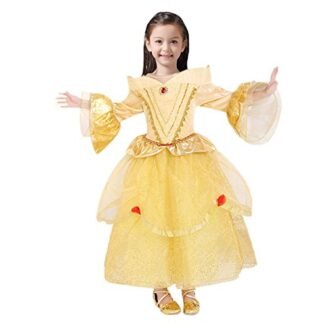 sophiashopping Beauty and the Beast Princess Dress Belle Costumes 51.2"
