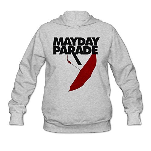 Maria Womens Printings Pullover Sweatshirt Hoodie Mayday Parade Red Umbrella