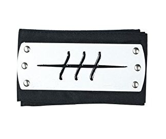 Mtxc Naruto Cosplay Accessories Yugakure Ninja Betrayer Ninja Head Band Black
