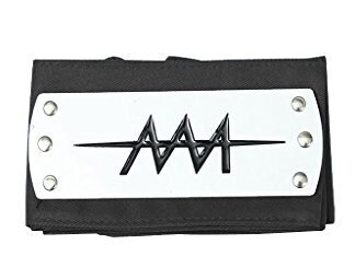Mtxc Naruto Cosplay Accessories Kusa Ninja Betrayer Ninja Head Band Black