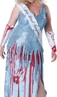 InCharacter Costumes, LLC Plus-Size Drop Dead Gorgeous, Blue/White/Red, XX-Large