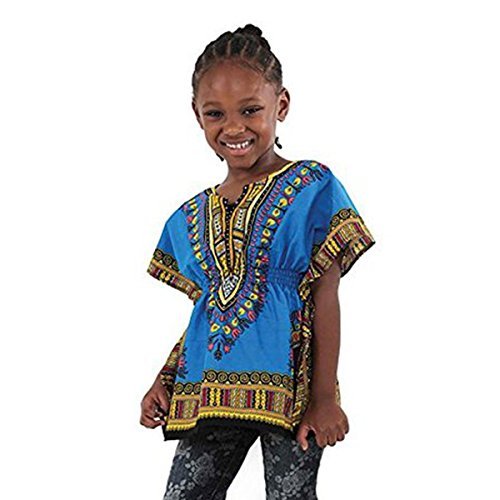 Traditional Elastic Child Dashiki: Trq-M