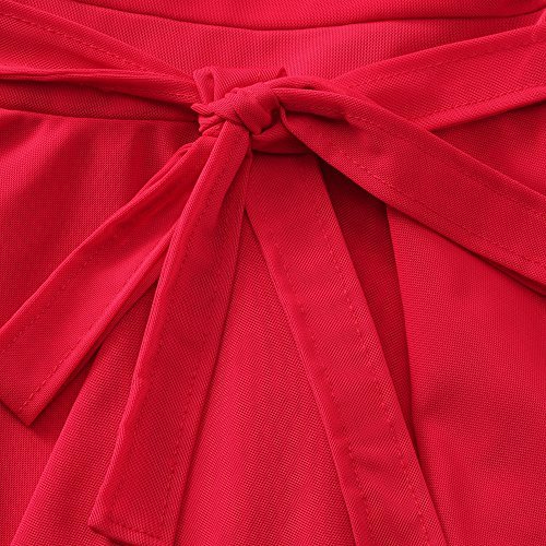 Flofallzique Baby Girls Birthday Party Princess Sundress Christmas Red Tassels Toddler Dress (6) - Image 6