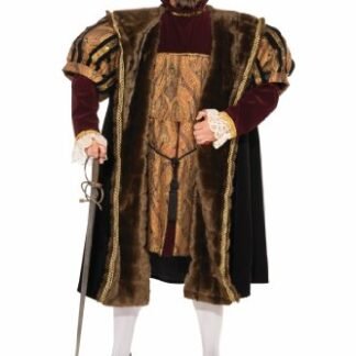 Forum Deluxe Designer Collection King Henry The VIII Costume, Multi, X-Large