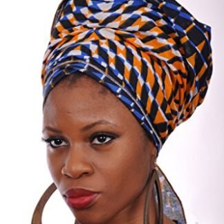 Multicolor African Print Head wrap One Size