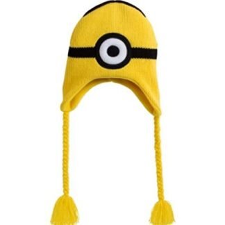 Despicable Me 2 STEVE Minion Peruvian Beanie Knit Hat Pilot Ski Cap Laplander