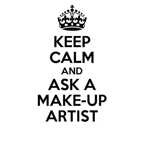KEEP CALM AND ASK A MAKE UP ARTIST Career Car Laptop Wall Sticker