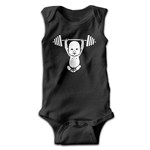 Cute Baby Lifter Girl Boy Clothing Sleeveless Romper Bodysuit Jumpsuit Baby Clothes Outfits Black 3M