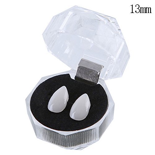 Just us Fun Clown Dress Vampire Teeth Halloween Party Dentures Props Vampire Zombie Devil Fangs Teeth With Dental Gum(13MM)