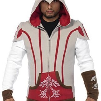 Leg Avenue Men's Assassins Creed Ezio Officially Licensed Hoodie Costume, Multi, Large