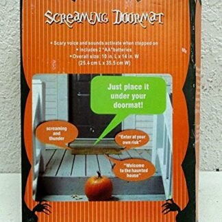 1 X Pressure Sensitive SCREAMING DOORMAT Halloween Decoration BATTERY OPERATED (Just Place It Under Your Doormat)