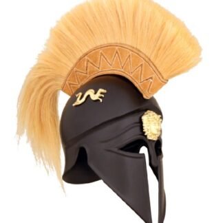 Armor Venue Royal Corinthian Greek Helmet - Deepeeka - One Size - Black Armour