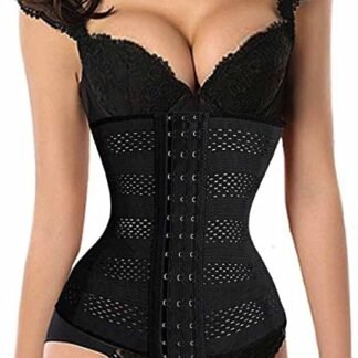 waist cincher shaper slimmer vest corset waist trainer plus size shaper plus girdles for women body shaper tummy control shapewear tank top underbust waist trainer vest (5XL, Black)