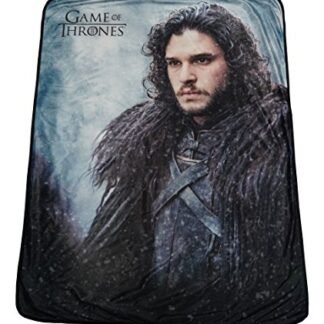 Game Of Thrones Soft Fleece Throw Blanket 46" x 60" Featuring Jon Snow