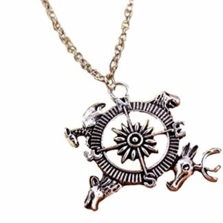 Game of Thrones Four Houses COMPASS PENDANT on 20" Chain
