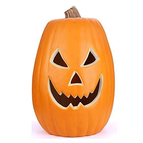 High Brightness Jack-o’-lanterns, Sayhi Unique Carved Halloween Pumpkin Light Trick or Treat Pumpkin Lamp Perfect for Decoration,Bar,Party Celebration,Shipping from USA (20 inches)