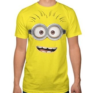 Despicable Me Minion Smile with Teeth Adult T-Shirt (Medium, Yellow)