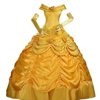 LM Beauty and Beast Belle Classic Adult Halloween Cosplay Costume LM134