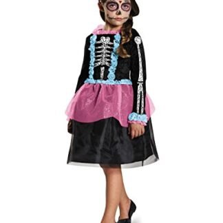 Disguise 84064L Sweet Skeleton Costume, Small (4-6x)