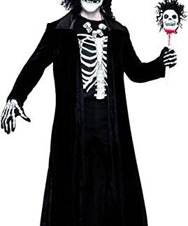 Smiffy’s Men’s Voodoo Man Costume, Jacket, Stick, Hat with Mask, Hair and Necklace, Legends of Evil, Halloween, Size M, 30403