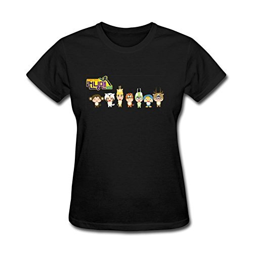 JuDian Korean Running Man Animal Costumes Art T shirt For Women