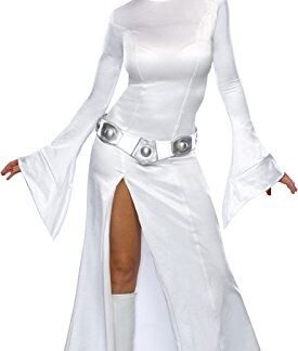 Secret Wishes Women’s Sexy Princess Leia Costume, White, M (6-10)