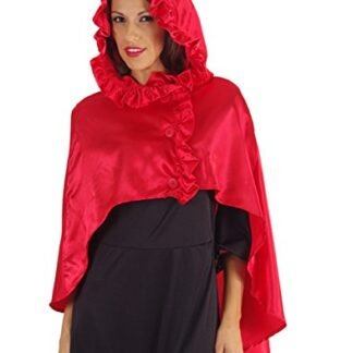 Underwraps Costumes Women's Costume Capelet, Red, One Size