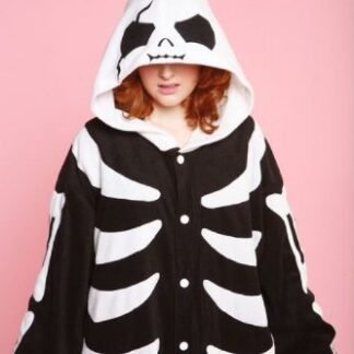 Skeleton Adult Costume (As Shown;One Size)