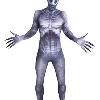 Morphsuits Men's Adult the Rake Fancy Dress Costume, Black/White, Medium
