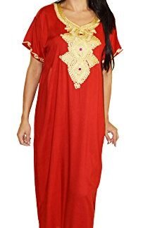 Moroccan Caftan Handmade Light Weight Cotton Embroidery SMALL to MEDIUM