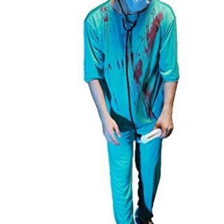 Men’s Surgeon Doctor Bloody Blue Halloween Costume
