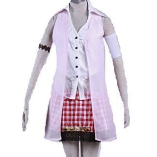 SQUARE ENIX Final Fantasy XIII FF13 Cosplay Costume-Serah Farron 5Pcs Set