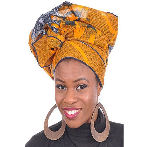Dupsie's African Print Head wrap One Size Multicolor