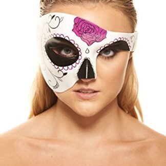 Catrina Day of the Dead Masquerade Mask (Unisex One Size)