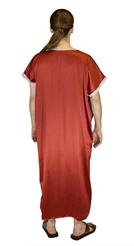 Moroccan Men Caftan Handmade Gandoura Cotton with Beige Delicate Embroidery Navy - Image 2