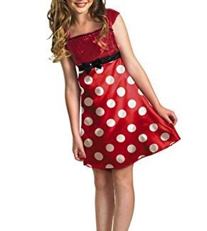Disney Minnie Mouse Clubhouse Tween Costume, Red/White/Black, Large/10-12