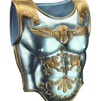 Disguise Men’s Roman Armor Costume Accessory, Silver/Gold, Adult
